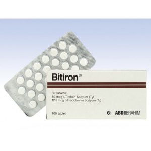 Bitiron T4 Levothyroxine, T3 Liothyronine 100