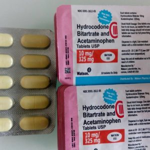 Hydrocodone bitartrate and acetaminophen